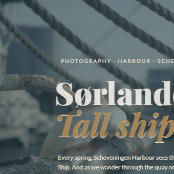 Collage website Sorlandet
